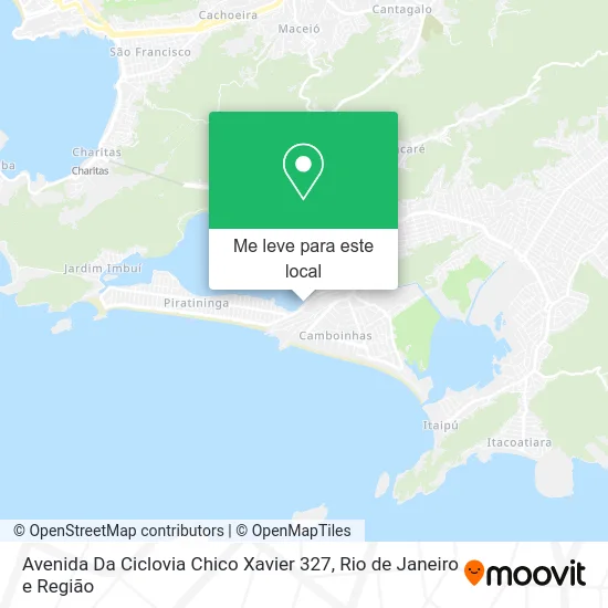 Avenida Da Ciclovia Chico Xavier 327 mapa