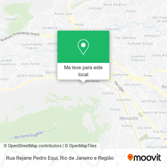 Rua Rejane Pedro Equi mapa