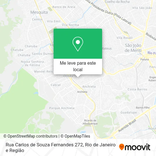 Rua Carlos de Souza Fernandes 272 mapa