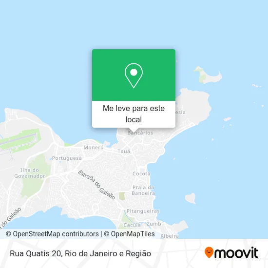 Rua Quatis 20 mapa
