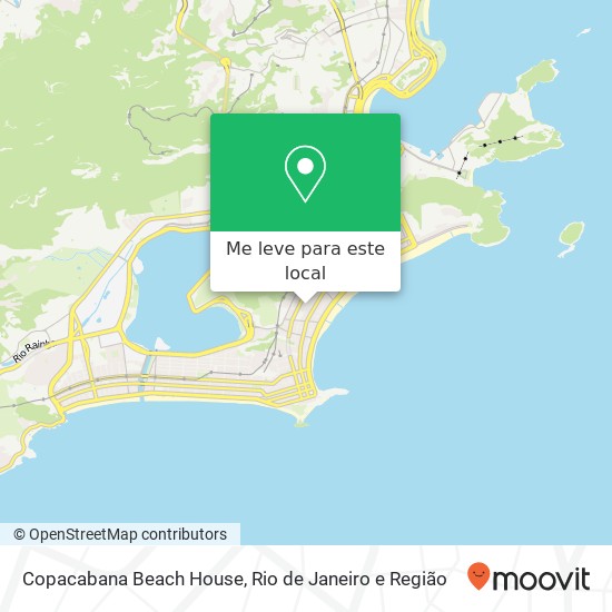 Copacabana Beach House mapa