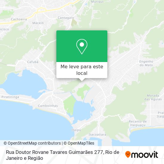 Rua Doutor Rovane Tavares Guimarães 277 mapa