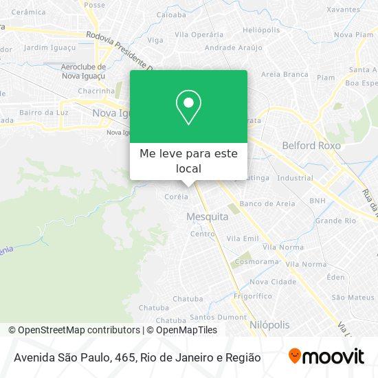 Avenida São Paulo, 465 mapa