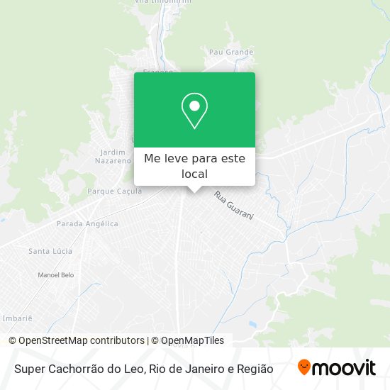 Super Cachorrão do Leo mapa
