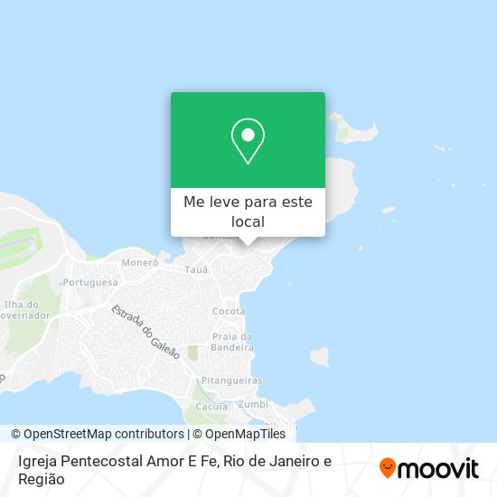 Igreja Pentecostal Amor E Fe mapa