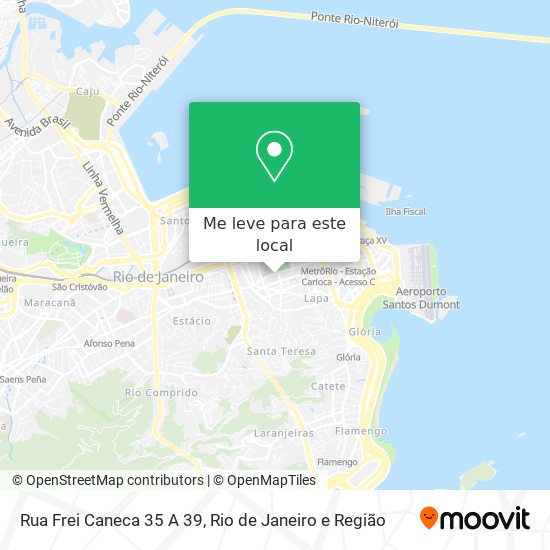 Rua Frei Caneca 35 A 39 mapa