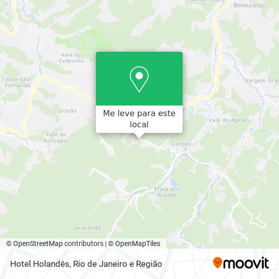 Hotel Holandês mapa