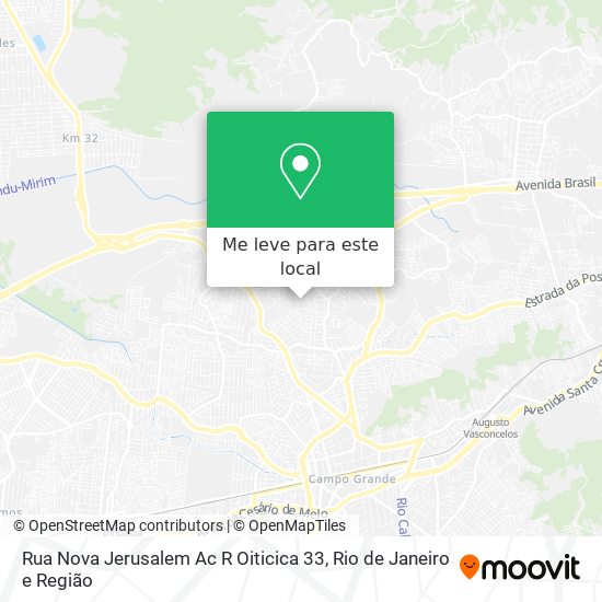 Rua Nova Jerusalem Ac R Oiticica 33 mapa