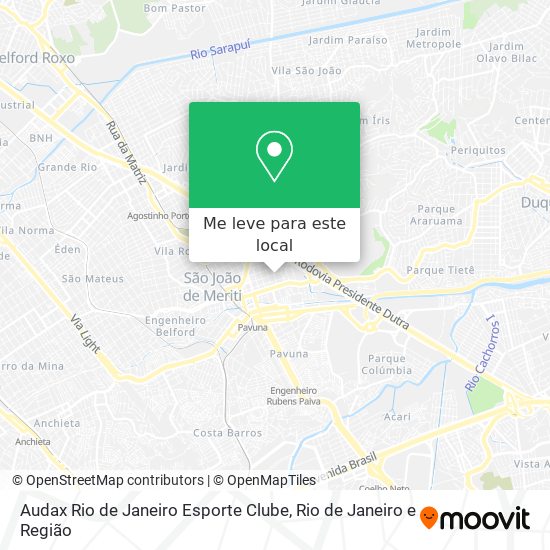 Audax Rio de Janeiro Esporte Clube mapa