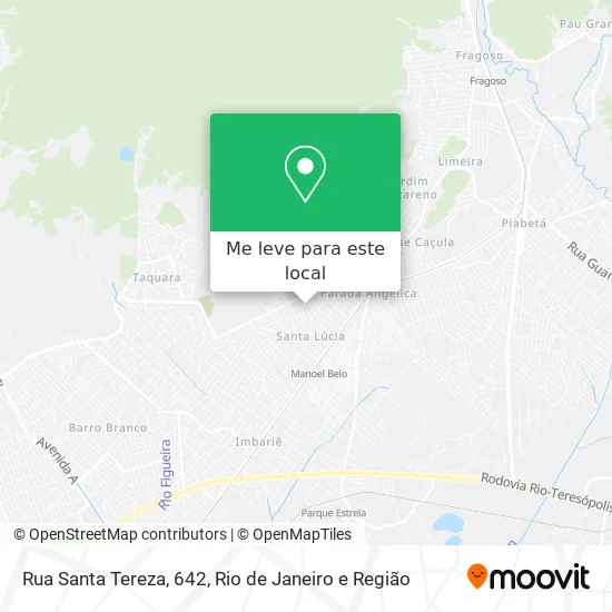 Rua Santa Tereza, 642 mapa