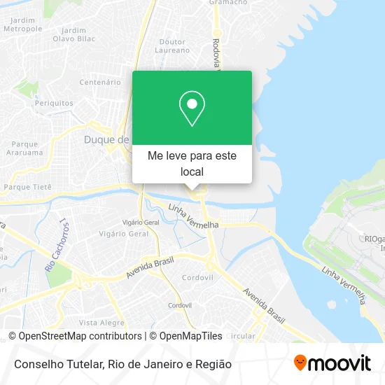 Conselho Tutelar mapa