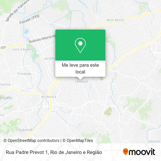 Rua Padre Prevot 1 mapa