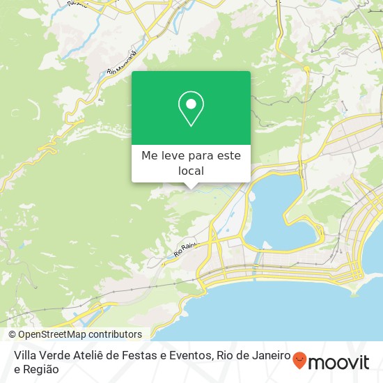 Villa Verde Ateliê de Festas e Eventos mapa