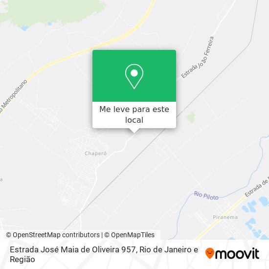 Estrada José Maia de Oliveira 957 mapa