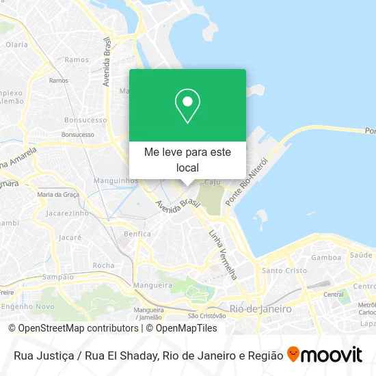 Rua Justiça / Rua El Shaday mapa