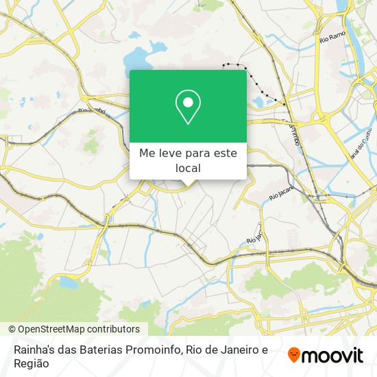 Rainha's das Baterias Promoinfo mapa