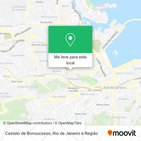 Castelo de Bonsucesso mapa