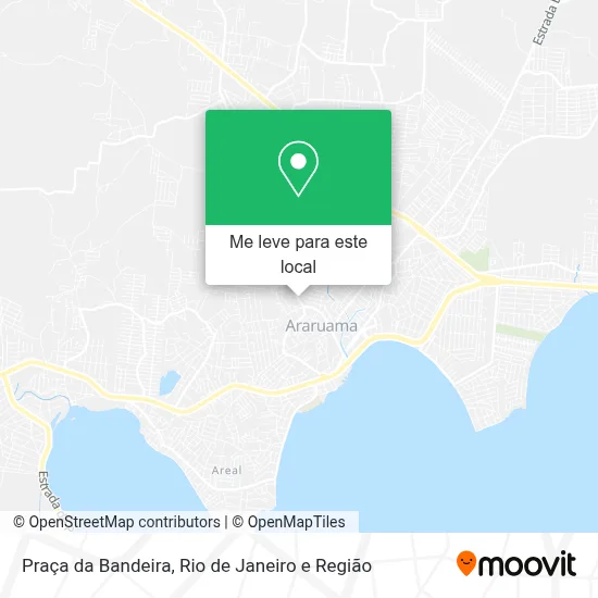 Praça da Bandeira mapa