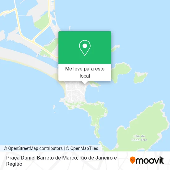 Praça Daniel Barreto de Marco mapa