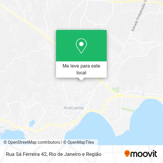 Rua Sá Ferreira 42 mapa