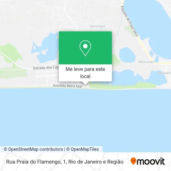 Rua Praia do Flamengo, 1 mapa