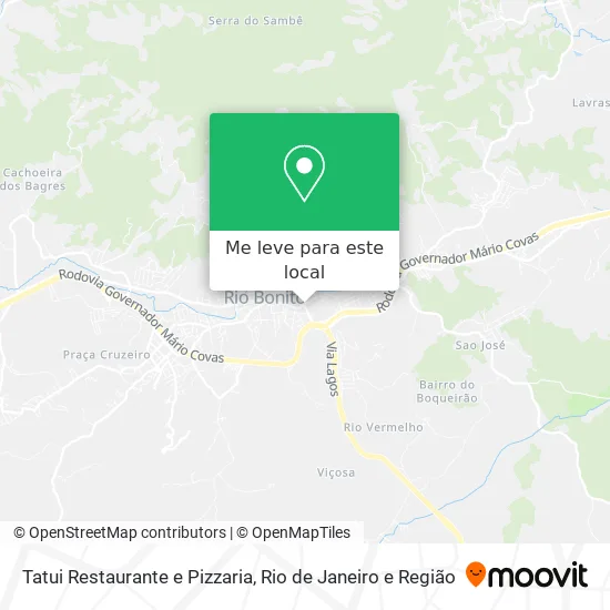 Tatui Restaurante e Pizzaria mapa
