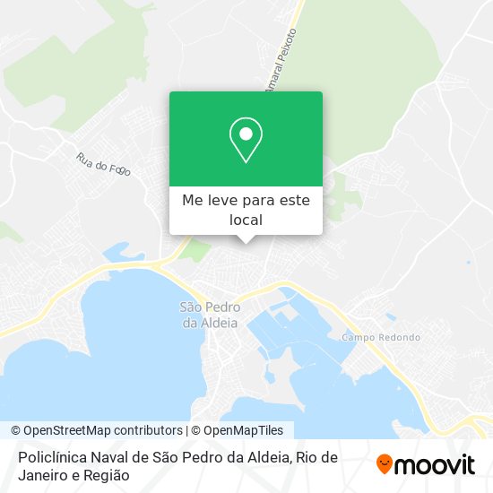 Policlínica Naval de São Pedro da Aldeia mapa