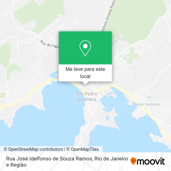 Rua José Idelfonso de Souza Ramos mapa