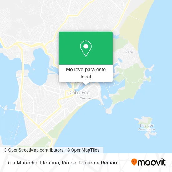 Rua Marechal Floriano mapa