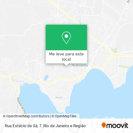 Rua Estácio de Sá, 7 mapa