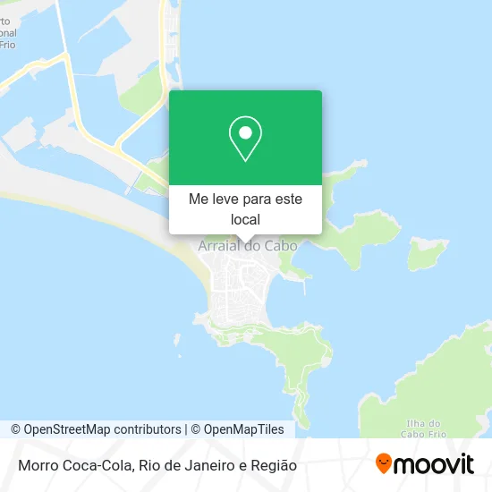 Morro Coca-Cola mapa