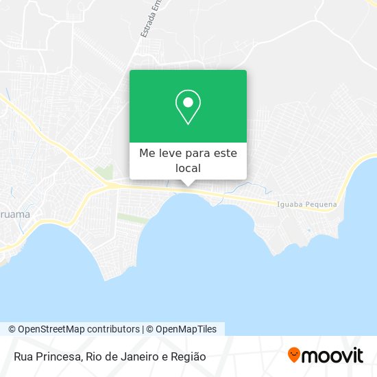 Rua Princesa mapa