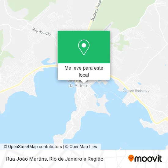 Rua João Martins mapa