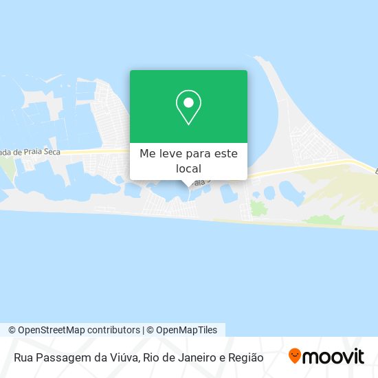 Rua Passagem da Viúva mapa
