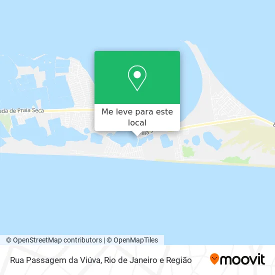 Rua Passagem da Viúva mapa