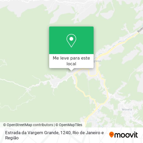 Estrada da Vargem Grande, 1240 mapa