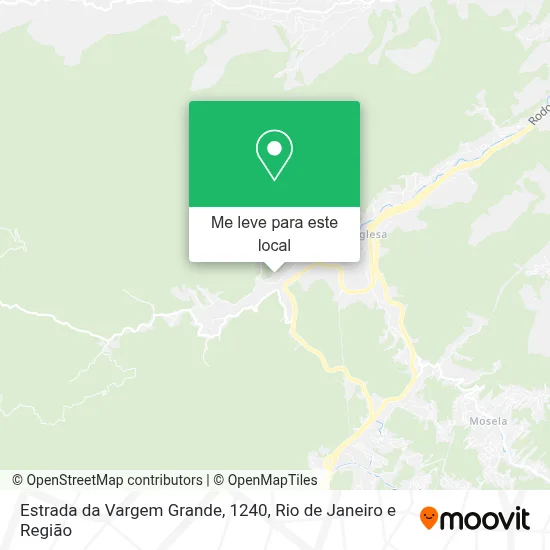Estrada da Vargem Grande, 1240 mapa