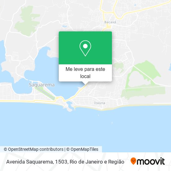 Avenida Saquarema, 1503 mapa
