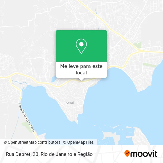 Rua Debret, 23 mapa