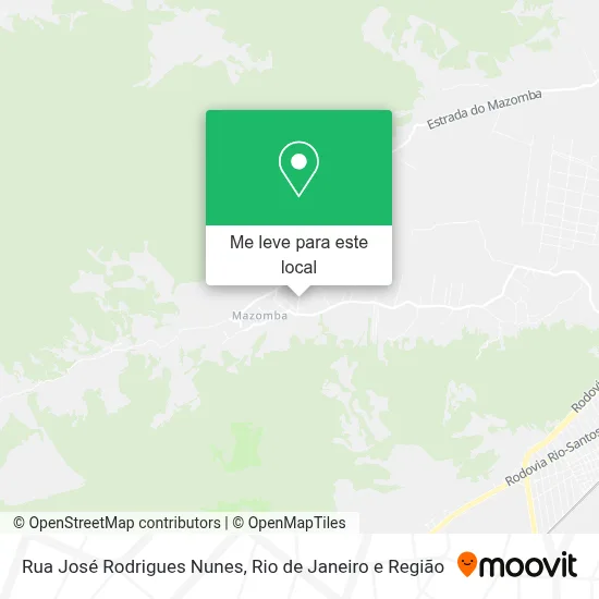 Rua José Rodrigues Nunes mapa