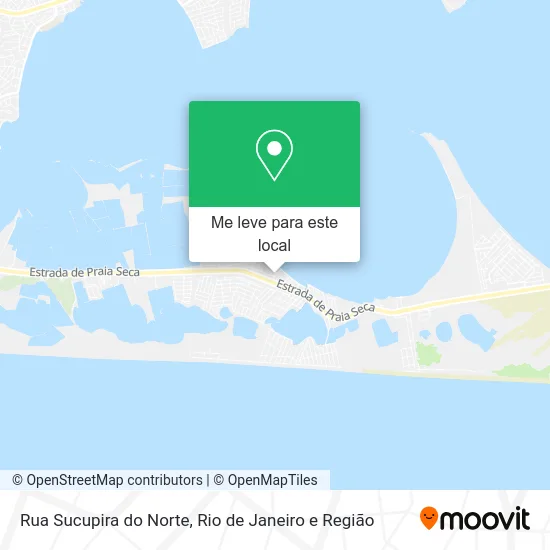 Rua Sucupira do Norte mapa
