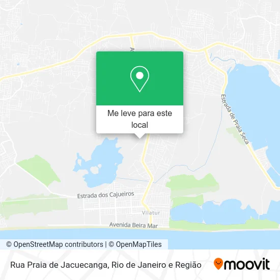 Rua Praia de Jacuecanga mapa