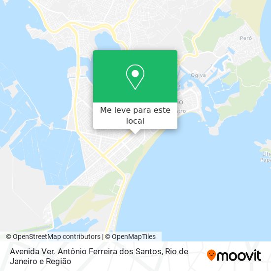 Avenida Ver. Antônio Ferreira dos Santos mapa