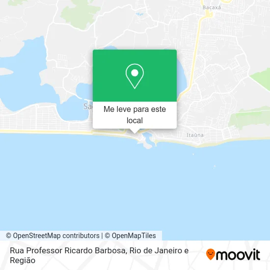 Rua Professor Ricardo Barbosa mapa