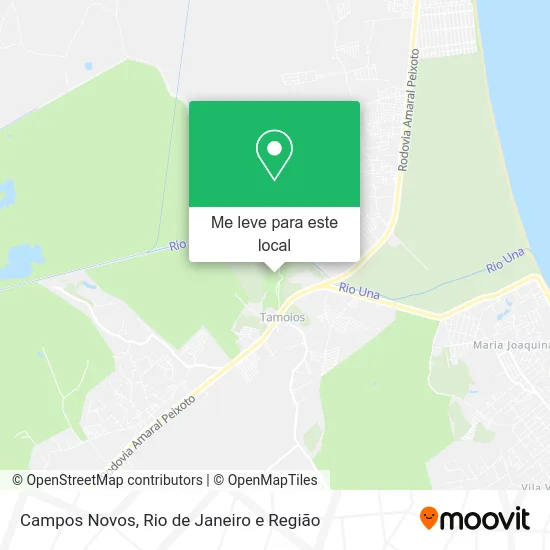 Campos Novos mapa