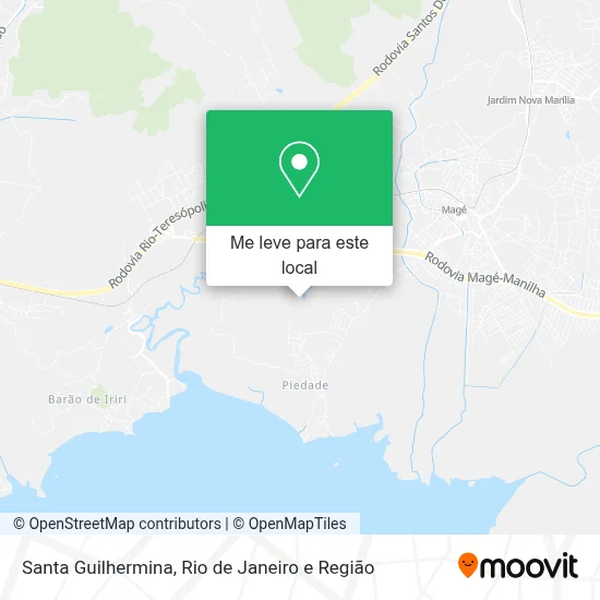 Santa Guilhermina mapa