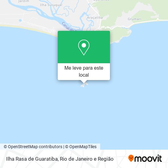 Ilha Rasa de Guaratiba mapa