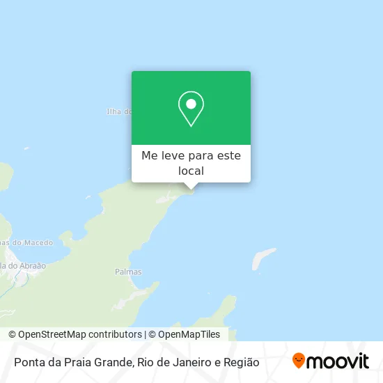 Ponta da Praia Grande mapa