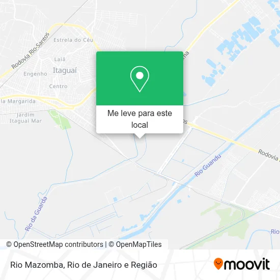 Rio Mazomba mapa
