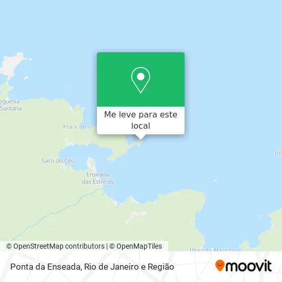 Ponta da Enseada mapa